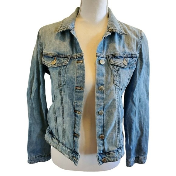 Zara Jackets & Blazers - Zara TRF Womens Denim Jacket Blue Size Small Medium Jean Jacket